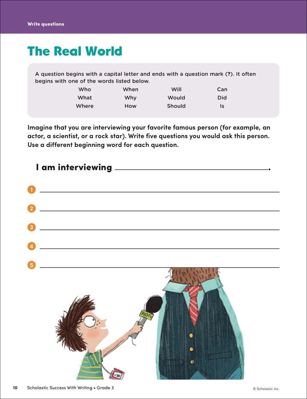 Scholastic Success with Writing Grade 3 Workbook - MakoStars Online Store