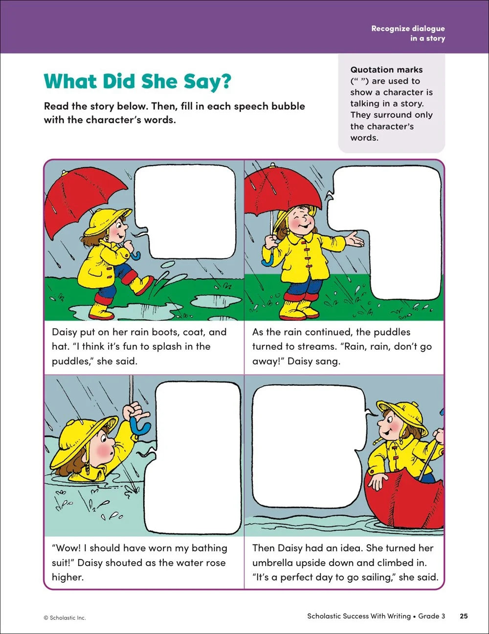Scholastic Success with Writing Grade 3 Workbook - MakoStars Online Store