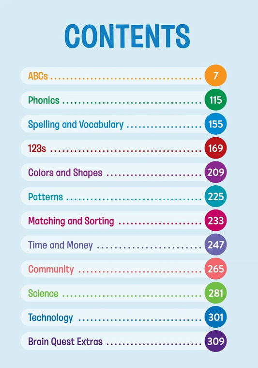 Brain Quest Workbook: Kindergarten Revised Edition - MakoStars Online Store