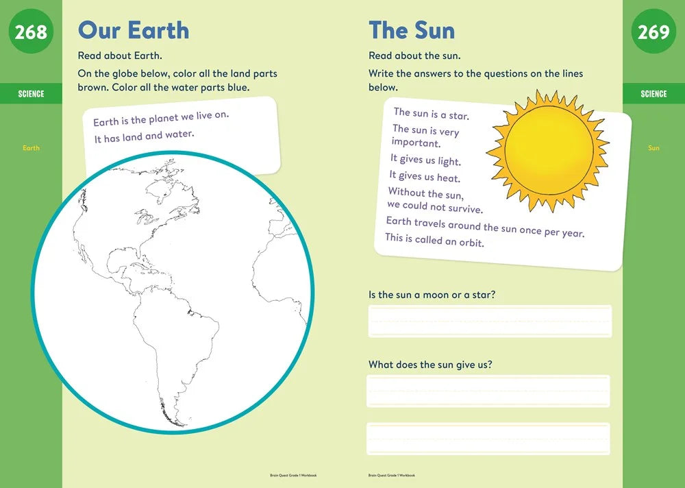 Brain Quest Workbook: 1st Grade Revised Edition - MakoStars Online Store