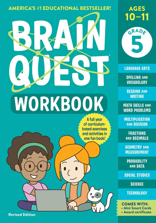Brain Quest Workbook: 5th Grade Revised Edition - MakoStars Online Store