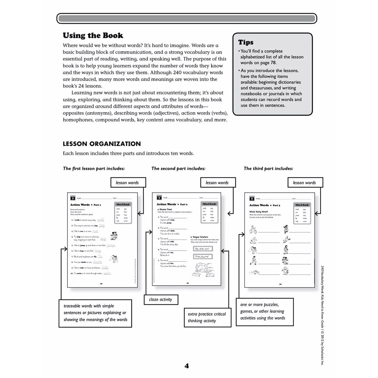 240 Vocabulary Words Kids Need to Know: Grade 1 - MakoStars Online Store