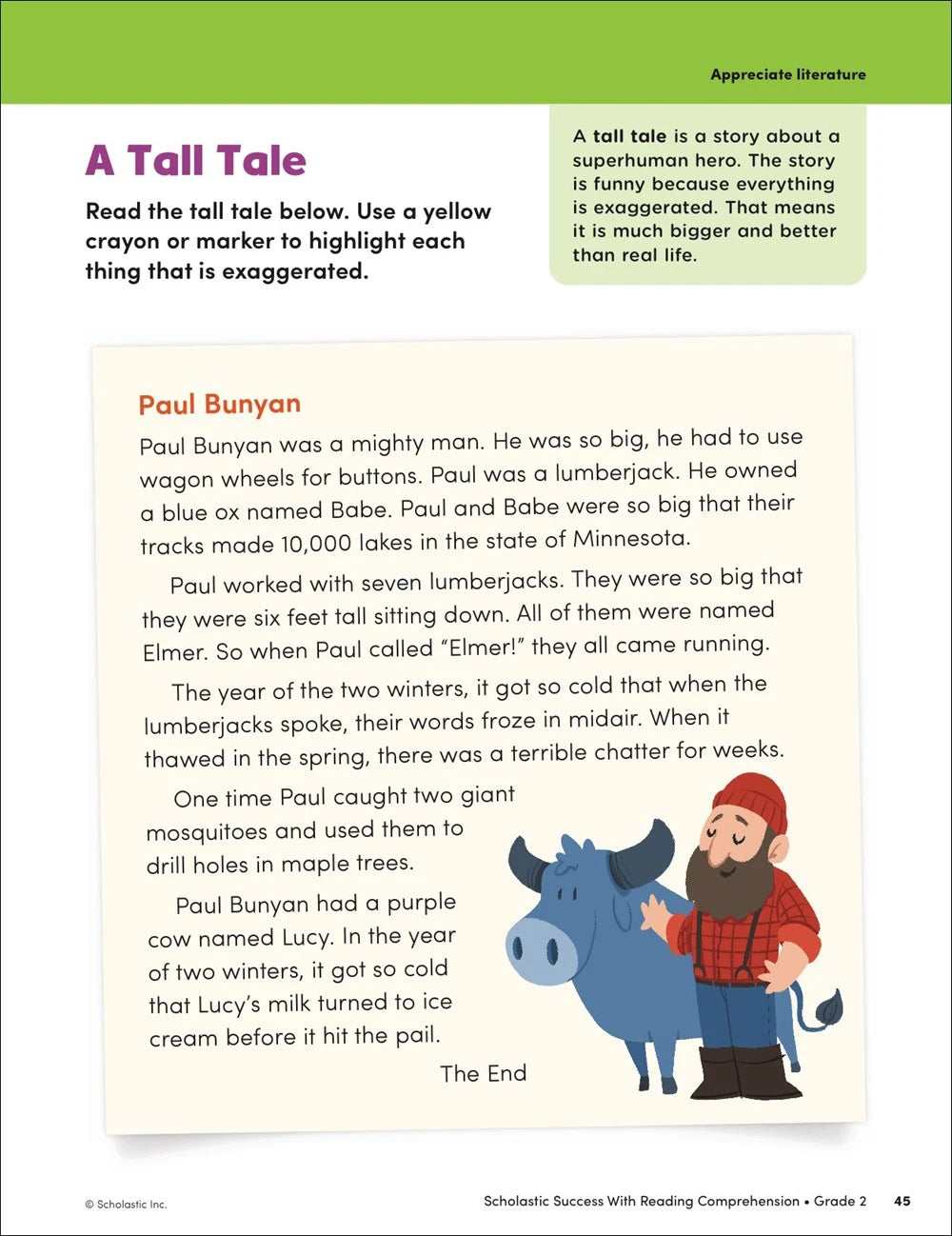 Scholastic Success With Reading Comprehension: Grade 2 Workbook - MakoStars Online Store