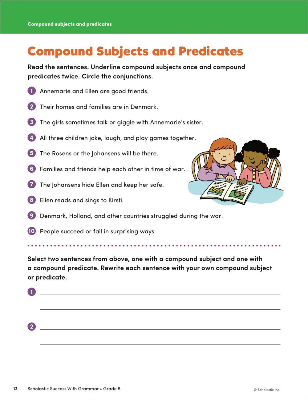 Scholastic Success with Grammar Grade 5 Workbook - MakoStars Online Store