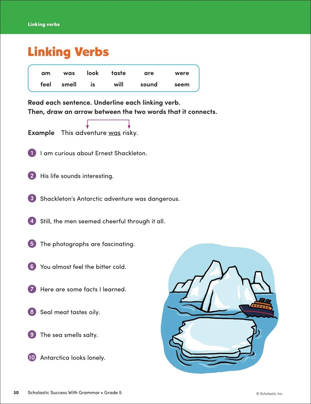 Scholastic Success with Grammar Grade 5 Workbook - MakoStars Online Store