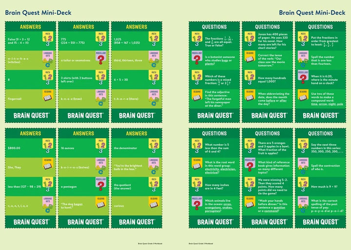 Brain Quest Workbook: 3rd Grade Revised Edition - MakoStars Online Store