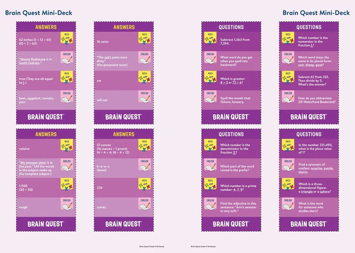 Brain Quest Workbook: 4th Grade Revised Edition - MakoStars Online Store
