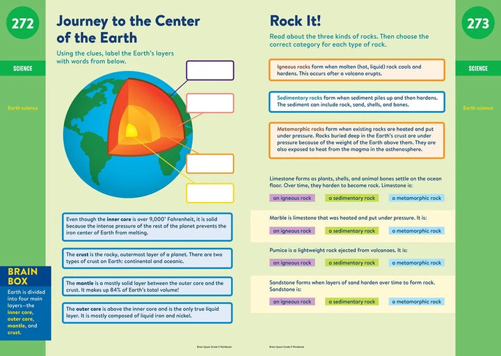 Brain Quest Workbook: 5th Grade Revised Edition - MakoStars Online Store
