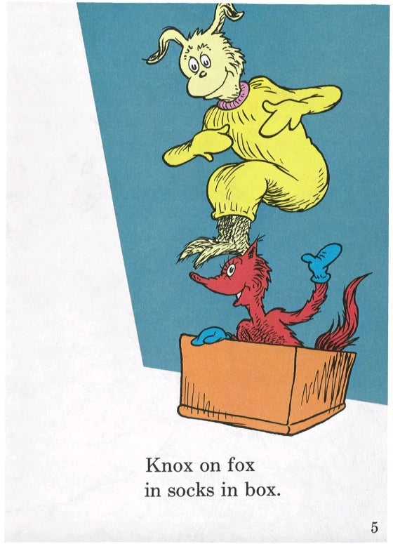 Dr. Seuss's Fox in Socks - MakoStars Store | English Books and Study Materials