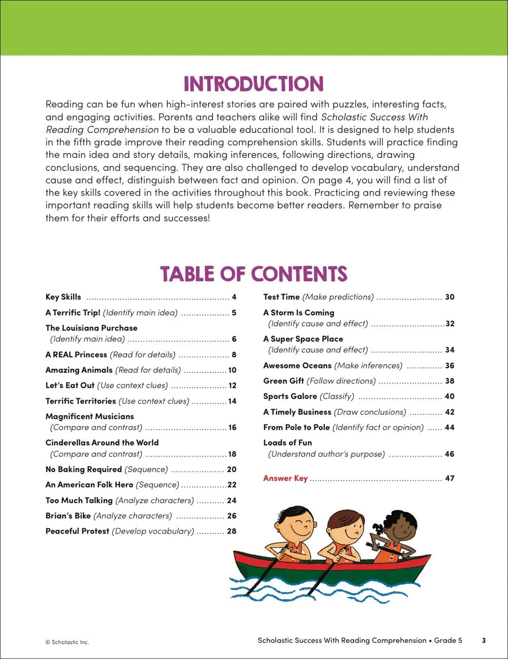 Scholastic Reading Comprehension Grade 5 Workbook | 48 Pages ...