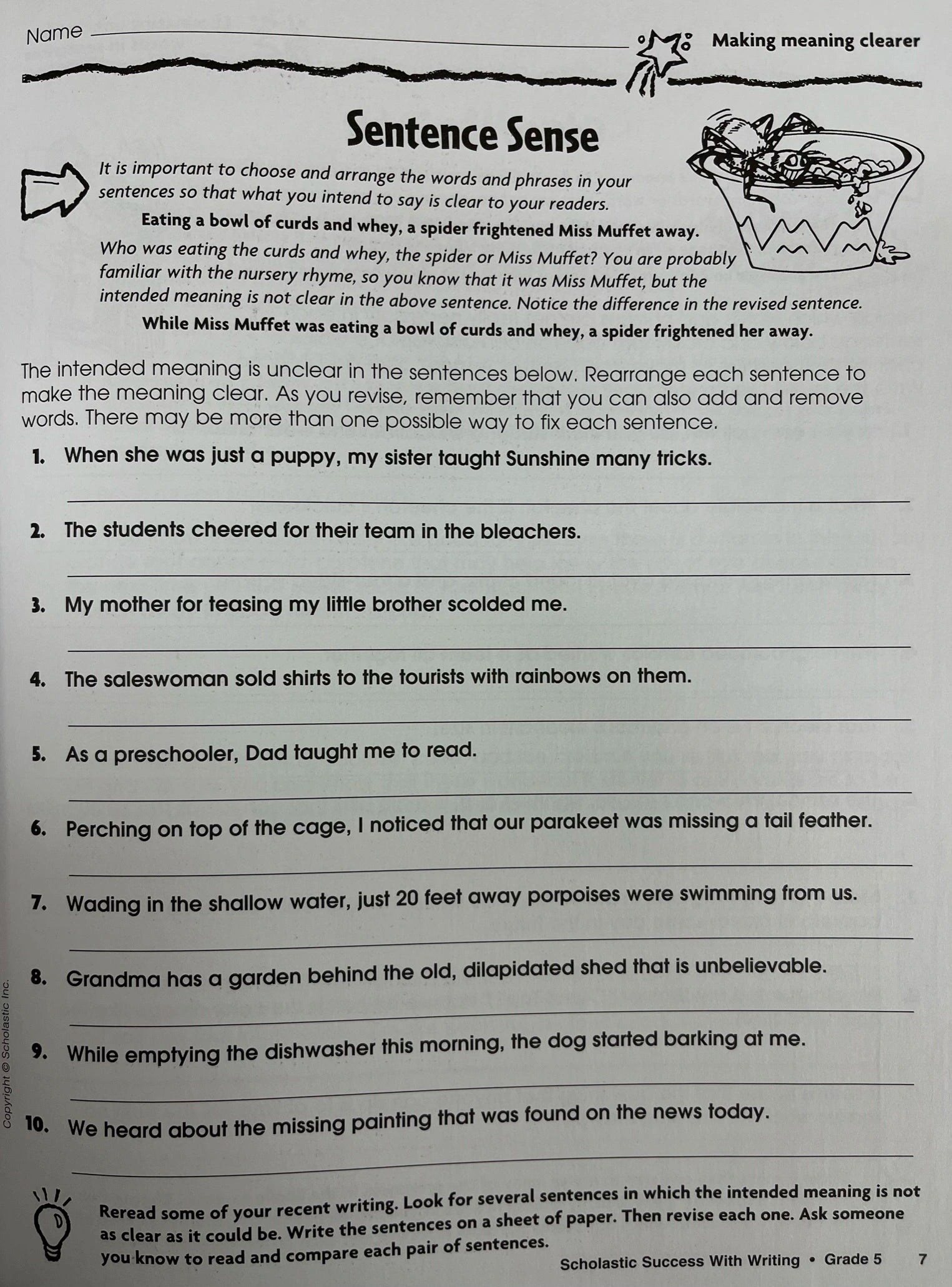 Scholastic Success With Writing: Grade 5 Workbook - MakoStars Online Store