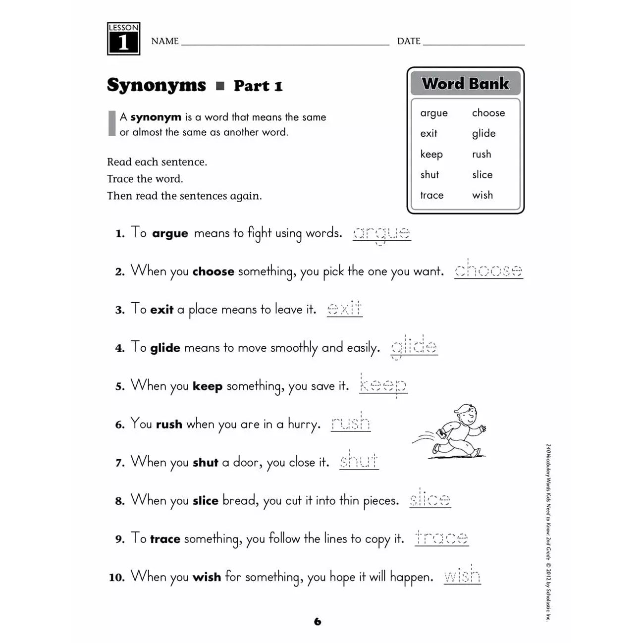 240 Vocabulary Words Kids Need to Know: Grade 2 - MakoStars Online Store