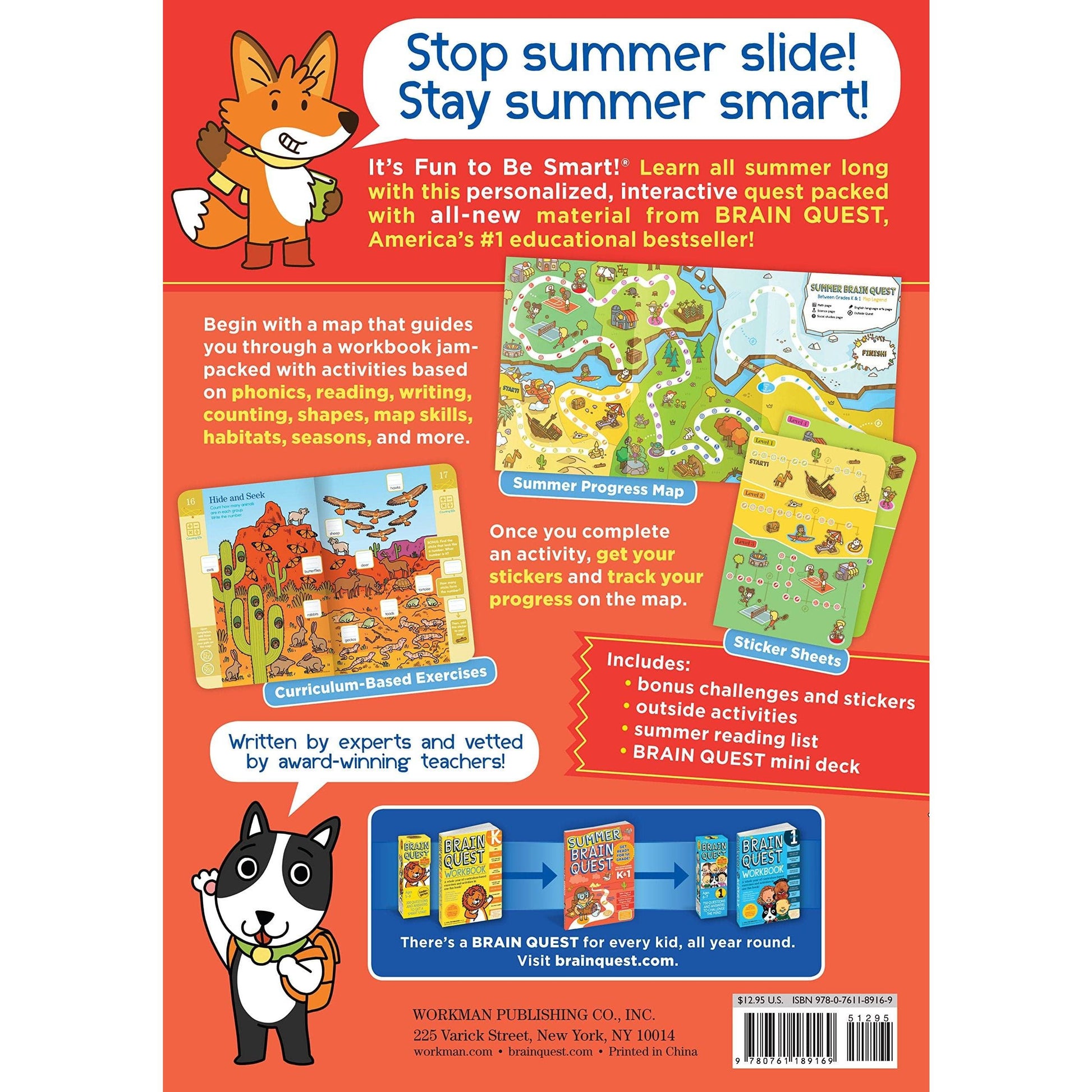 Summer Brain Quest: Between Grades K & 1 - MakoStars Online Store