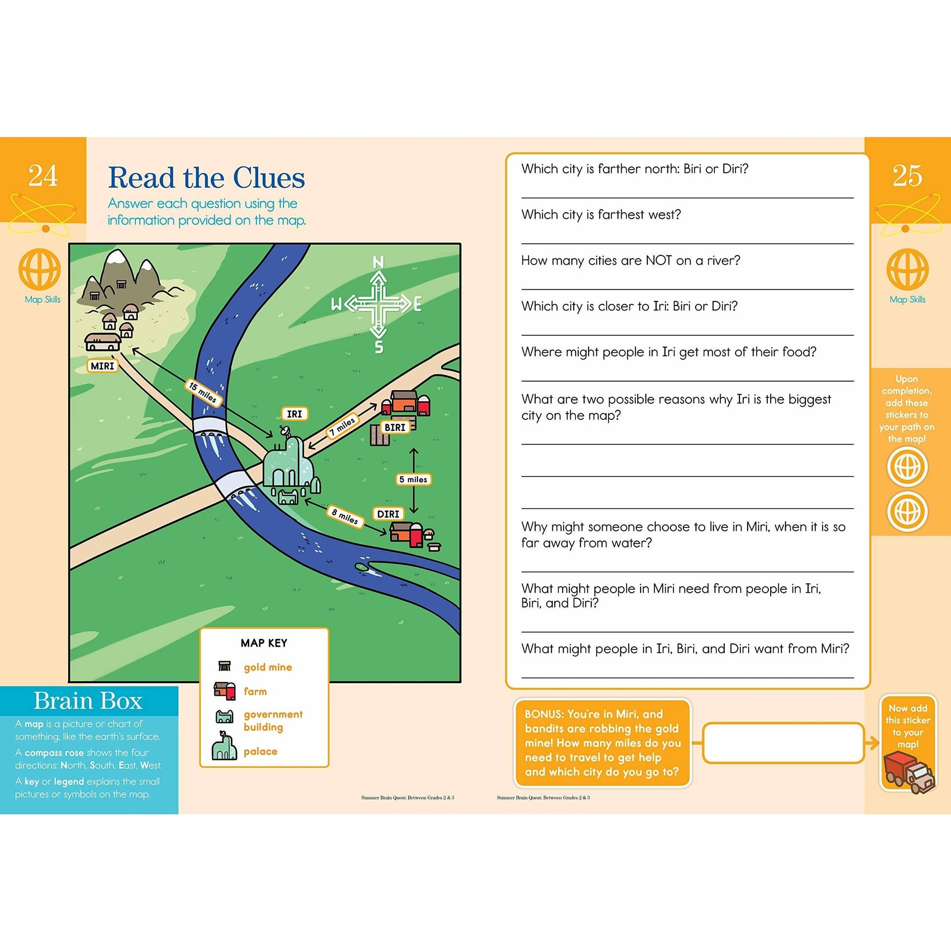 Summer Brain Quest: Between Grades 2 & 3 - MakoStars Online Store