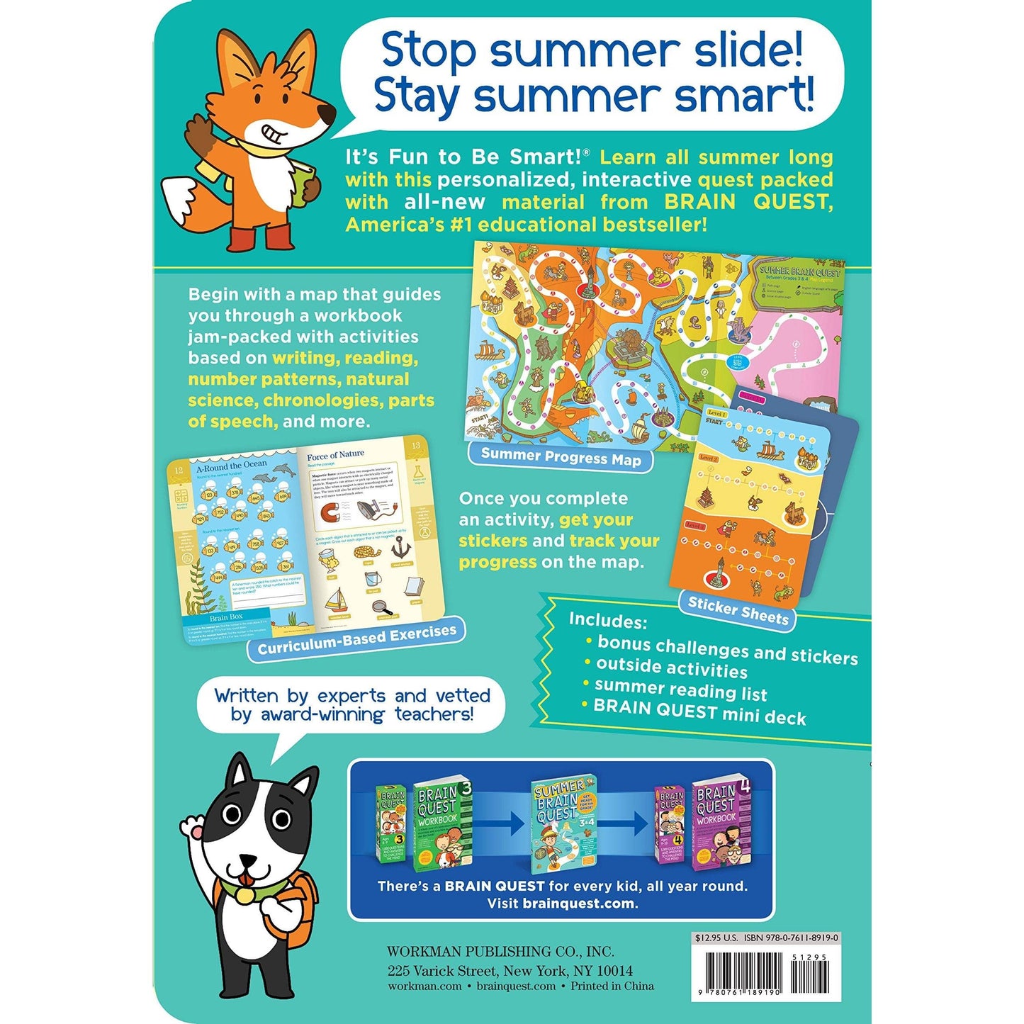 Summer Brain Quest: Between Grades 3 & 4 - MakoStars Online Store