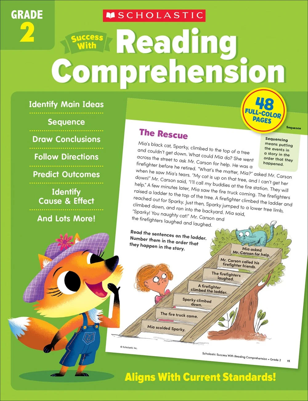 Scholastic Success With Reading Comprehension: Grade 2 Workbook - MakoStars Online Store